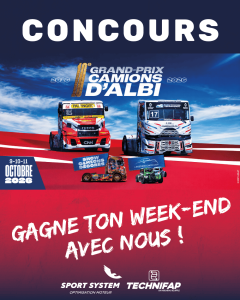 Jeu concours Technifap GP Camions Albi 2026